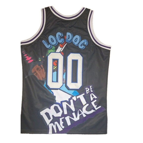 DON'T BE A MENACE Loc Dog Headgear Classics Basketball Jersey Size SMALL NWT - Picture 6 of 6